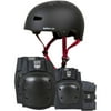 Shaun White Supply Co. Helmet/Knee/Elbow/Wrist Skateboard Combo, Youth, Black