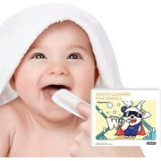 NETSENGTongueclear Baby Lingettes sèches Lingettes pour dents et gencives Nettoyant pour la langue de bébé Étape 1 Naissance aux premières dents 0-36 mois 60 unités