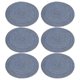 thumbnail image 1 of Posavasos de trípode tejido grande con trípode de maceta de 6 piezas, trípode azul, 1 of 5