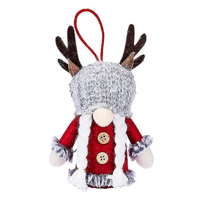 Christmas Tree Pendant Fine Workmanship Eco-friendly Easy To Hang Tear-resistant Eye-catching Decorative Bright Color Xmas Tree Hanging Cloth Elk Doll