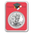 thumbnail image 1 of 2018 1 oz American Silver Eagle Coin - Congrats Grad Scholar, 1 of 4