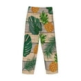 thumbnail image 5 of Fotbe Men'S Pineapples Palm Leavesclassic Pajama Pants With Elastic Waist And Drawstring Pockets，Pajama Pants Mens Lounge Pants Super Soft, 5 of 9