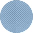 thumbnail image 1 of Ahgly Company Indoor Round Patterned Day Sky Blue Area Rugs, 3' Round, 1 of 6