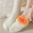 thumbnail image 2 of Fuzzy Socks for Women 5 Pairs Cozy Soft Fluffy Slipper Socks Topboutique Warm Winter Plush Sleep Socks Fleece Cabin Soft House Socks Gifts Christmas Gifts for Women, 2 of 7