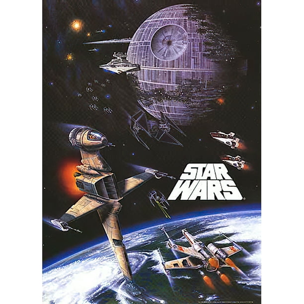Star Wars: Episode VI - Poster / Print (Space Battle) (Size: 27" X38") - Walmart.com