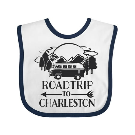 

Inktastic Road Trip To Charleston Gift Baby Boy or Baby Girl Bib