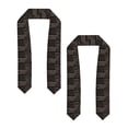 thumbnail image 2 of Fotbe American Flag with Desert Camouflage Printed Class of 2024 Graduation Stole, 2 of 7