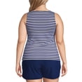 thumbnail image 2 of Lands' End Women's Plus Size DDD-Cup High Neck UPF 50 Modest Tankini Swimsuit Top, 2 of 6