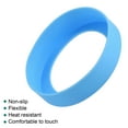 thumbnail image 4 of Uxcell 67mm ID Anti-slip Bottom Sleeve Cover Water Bottle Boot Blue 4 Pack, 4 of 5