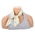 thumbnail image 3 of Unique Bargains 1 Pc Headband Flowers Satin Hairband for Women Beige, 3 of 6