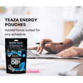 thumbnail image 4 of Teaza Herbal Energy Pouches Tobacco Alternative Nicotine Free Dip, Smokeless Alternative Snuff and Healthy Dip Pouches, Cool Mint Chill (1 Pack) Tobacco Free Chew Premium Crisp Minty Flavor, 4 of 6
