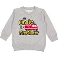 thumbnail image 2 of Inktastic My Uncle is a Firefighter with Fire Truck Toddler Sweatshirt, 2 of 4