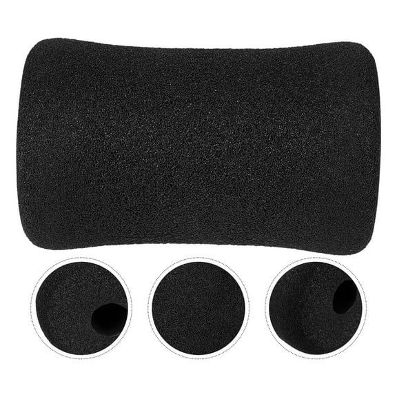 FRCOLOR 2Pcs Gym Bench Linking Rubbers Black Sponge Replacement Pad for Home Fitness