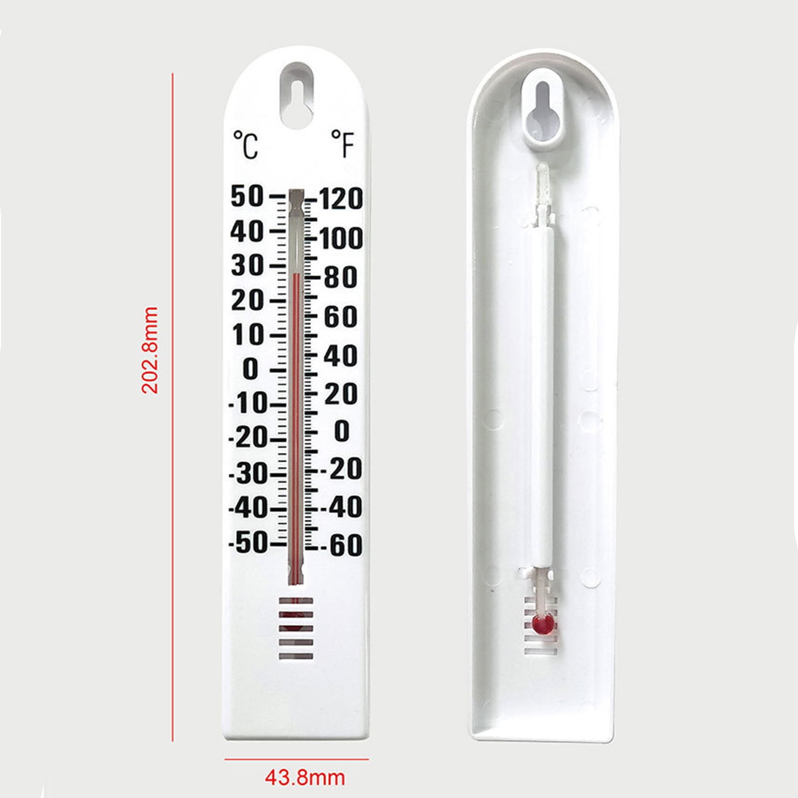 Accurate Room Thermometer Indoor & Outdoor Room Temperature Monitor Easy  Read Accurate Wall Thermometer for Home Office