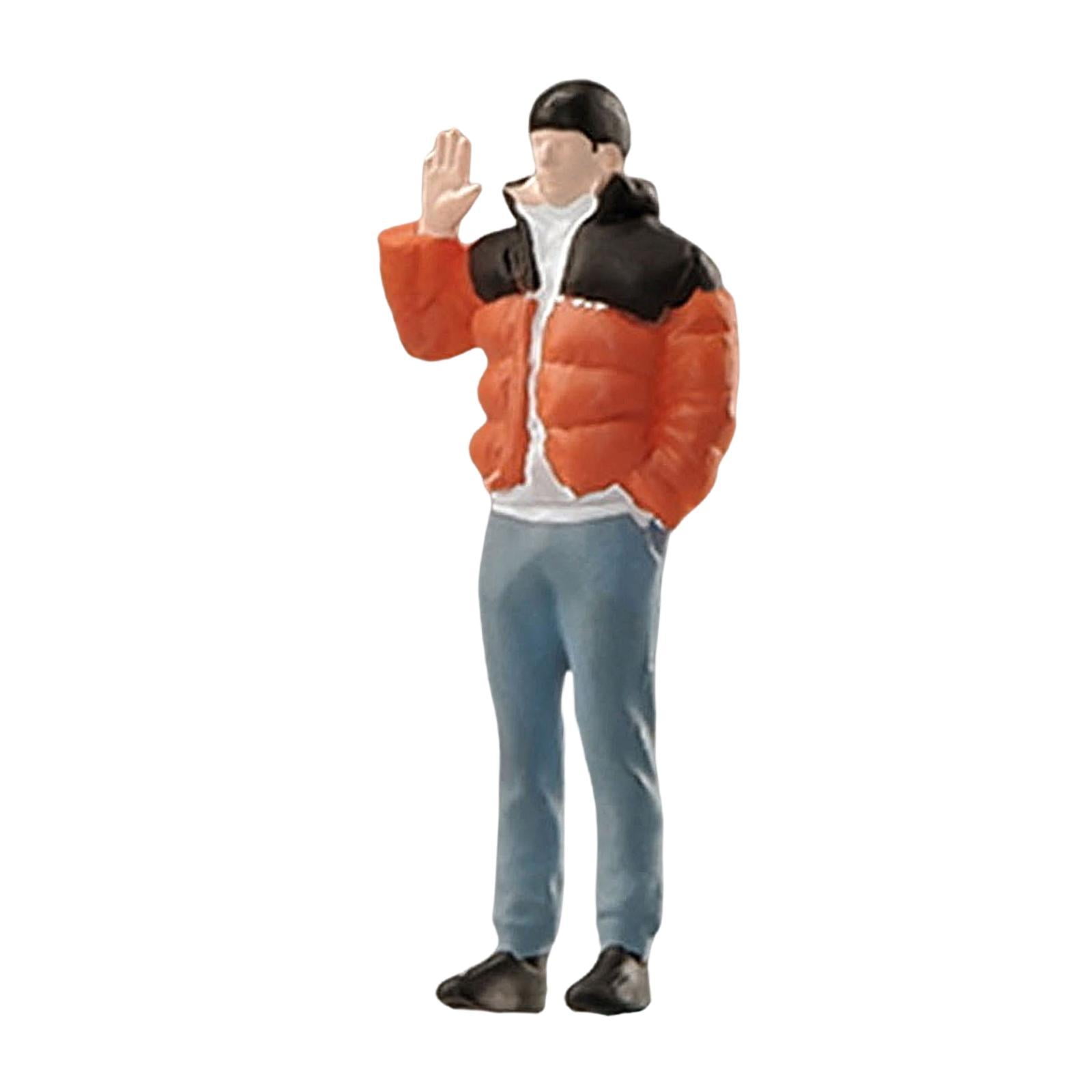 LeeQinersw 1/64 Scale People Figurine Diorama Figurines People Figure for Photography Props