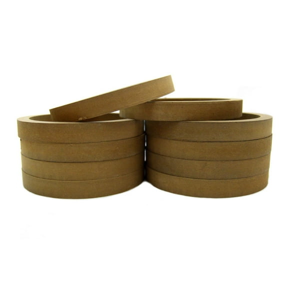 5 Pair 5.25" MDF Speaker Ring RING-5.25R Speaker Mounting Spacer Rings