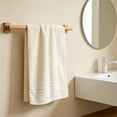 thumbnail image 6 of AUNVITO 100% Cotton Bath Towels, Light Weight, Soft, Super Absorbent and Fast Drying, No Fading Multipurpose Use for Sports, Swimming, Travel, Fitness, Yoga, Multicolor, 6 of 7