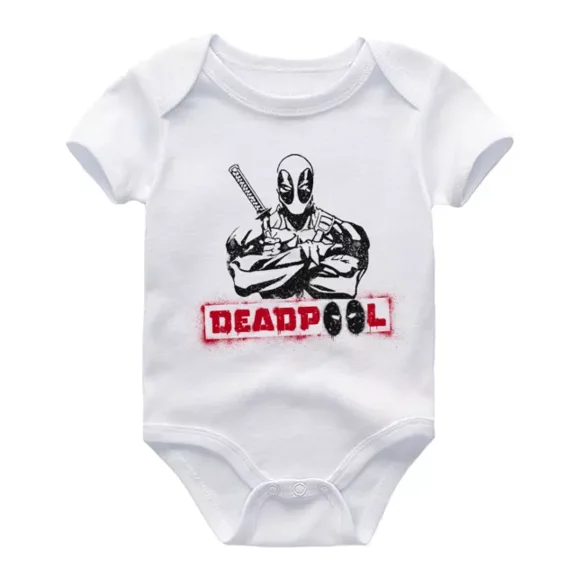 Baby Bodysuit BELLA CANVAS Infant Deadpool Baby Bodysuit Cute Super Hero Baby Shower Gift Tee Shirt Romper