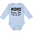 thumbnail image 3 of Inktastic Mimi Loves Me Baby Clothes Girl Girls Long Sleeve Baby Bodysuit, 3 of 5