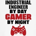 thumbnail image 3 of CafePress - INDUSTRIAL ENGINEER BY DAY GAMER BY NIGHT T Shirt - 100% Cotton Ringed T-Shirt, 3 of 4