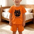thumbnail image 2 of Edvintorg Boys Summer Outfits Cute Printed Lightweight Crew Neck Short Sleeve Casual Shirt and Short Kids Clothes Boys Size 0-8, 2 of 6