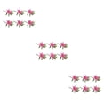 thumbnail image 1 of Guardoinrt 1/2/3 6 Pièces PVC Artificiel Lys Fleur Simulation Réutilisable Lavable Portable Salon Faux Plantes Fleurs Ornement Rose Foncé 3PCS, 1 of 6