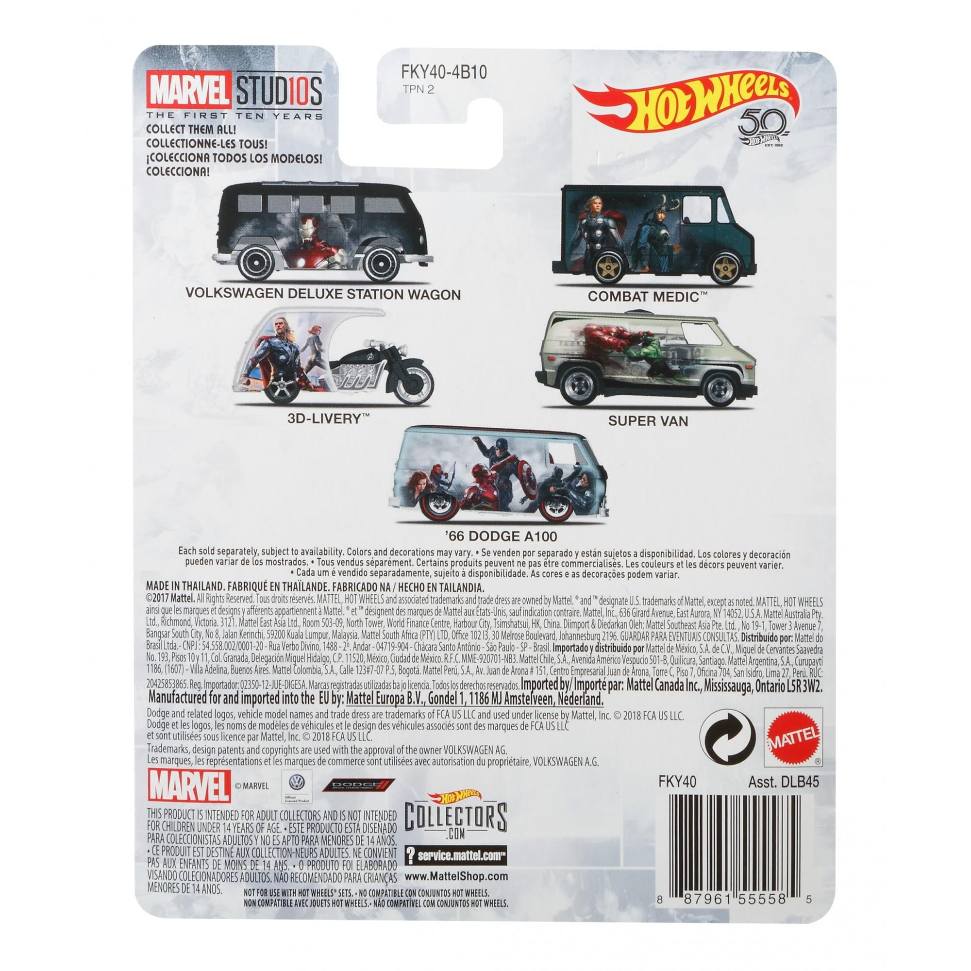 Hot Wheels Premium 1:64 Scale Die-cast 66 Dodge A100
