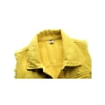 thumbnail image 3 of Yuemengxuan Women Classic Denim Vest, Sleeveless Solid Color Button Down Jean Jacket, 3 of 8