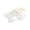 B Black, variant on Cupcake Display Stand White 2 Tier Candy Cart with Wheels for Party Dessert Display Centerpiece Stand 1 Piece