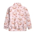 thumbnail image 5 of Uorisanigo Girls Half Zip Collar Sweatshirts Casual Essentials Cute Pink Pig Long Sleeve Pullover Top Oversized Kids Athletic Sweatshirt Jacket Fashion for Sports and Daily Wear, 5 of 7
