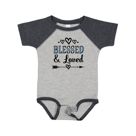 

Inktastic Blessed and Loved Gift Baby Boy or Baby Girl Bodysuit