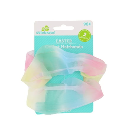 Way To Celebrate Easter Ombre Hairbands, 2 Count