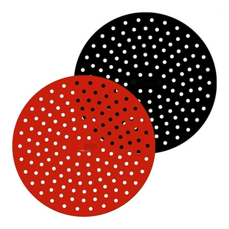 

Reusable Silicone Air Fryer Liners Food Safe Air Fryers Oven Accessories For AirFryer Accessory Parchment Paper Replacement Square 8.5 Inches