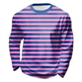 thumbnail image 3 of Tiijoy Striped T-Shirt for Girls Long Sleeve Crew Neck T Shirt Kids Casual Tshirt, Sizes 3-14, 3 of 3