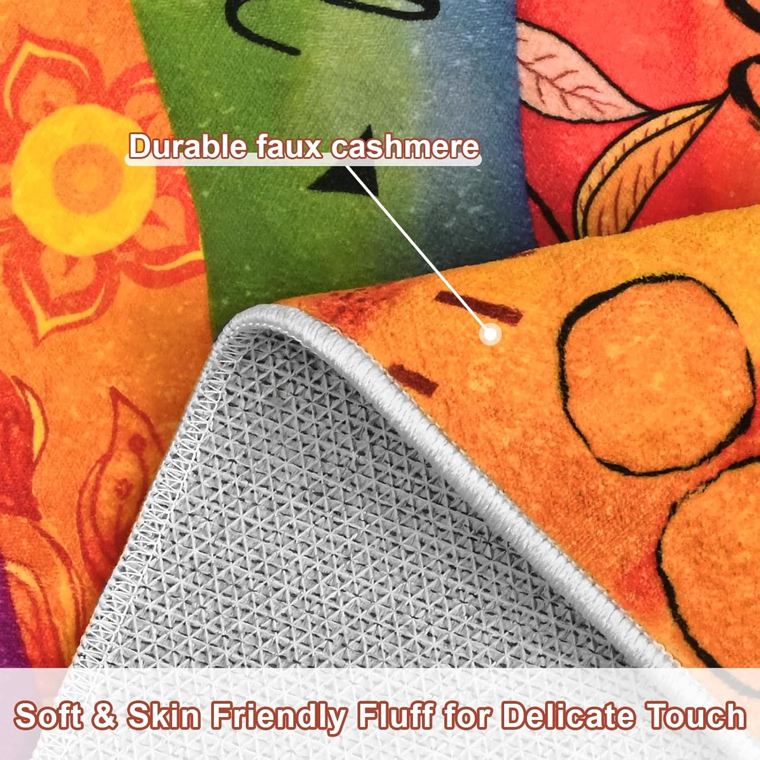 Bleum Cade Area Rugs for Living Room 5x7,Boho Sun Rugs, Washable Area Rugs for Bedroom,Low Pile Anti Slip Durable Carpet for Dining Room