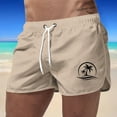 thumbnail image 2 of Kcolen Swim Trunks Men 5 Inch Elastic Waist Beach Shorts Light Upf Swimming Trunks Men Swim Trunks Summer Beach Oversized Swimming Shorts for Men, 2 of 4