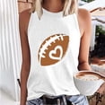thumbnail image 2 of Wensltd Sleeveless Tank Tops for Women Print Loose Relaxed Fit Tops Crew Neck Casual Spring Summer Travel Outdoor Versatile Basic Tank Top Brown, 2 of 5
