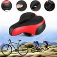 thumbnail image 4 of Reayehane Saddle City Saddle Ultra Soft Cushion Thicker Saddle Seat Thickened Wide Absorb Saddle With High Reflective Stripe (Blue ), 4 of 5
