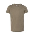 thumbnail image 1 of Bella Canvas Youth Short Sleeve Triblend Tee, M, Olive Triblend, 1 of 2