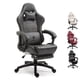 thumbnail image 1 of Silla Gamer Pro Dowinx | Ergonómica, Reclinable 180°, Masaje Lumbar USB, Reposapiés Retráctil, Ajustable | Cuero Sintético Premium, 1 of 10