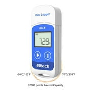 Elitech Temperature Data Logger Recorder 32000 Points, 5 Pack