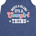 thumbnail image 3 of Instant Message - It's A Cowgirl Thing - Toddler and Youth Girls A-line Dress, 3 of 6