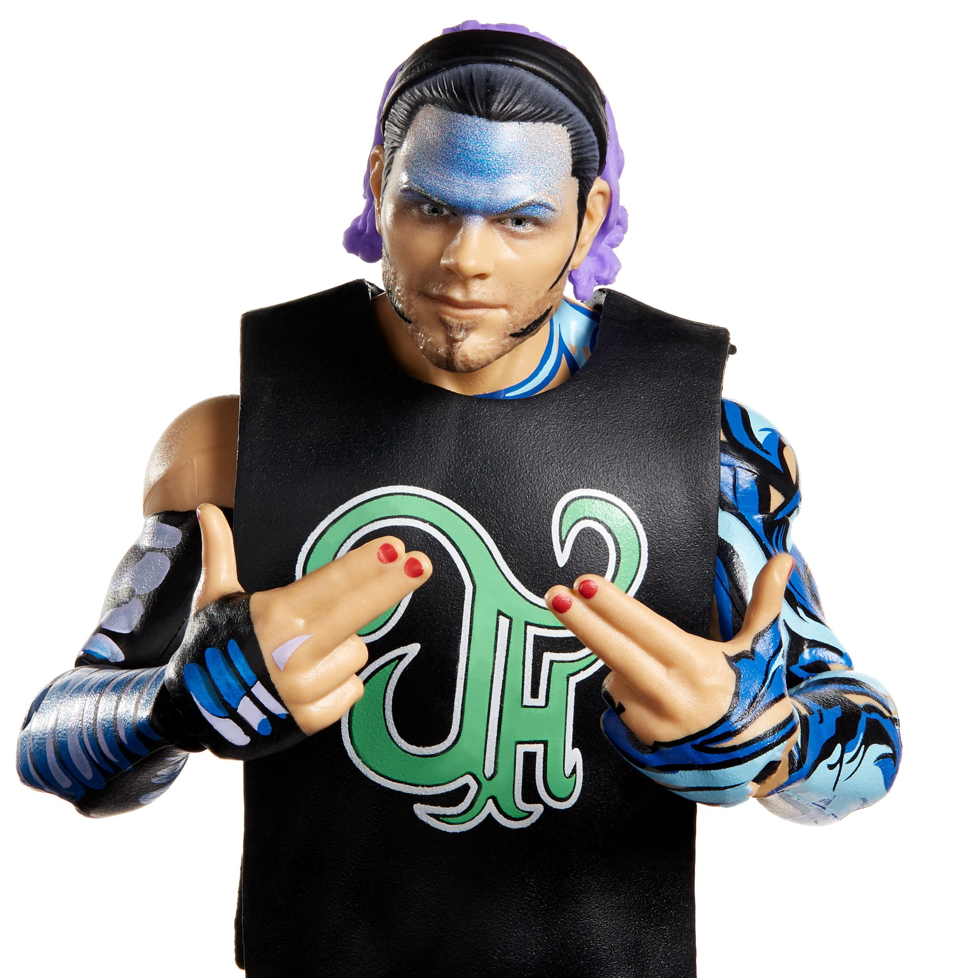 WWE figurine articulée de catch Jeff Hardy, en tenue de combat, jou WWE figurine articulée de catch Jeff Hardy, en tenue de combat, jou