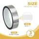 thumbnail image 2 of Cinta de Película de Poliéster Metalizada Uxcell Cinta Decorativa Metálica Cinta de Espejo Adhesiva Plata Brillante 1 pulgada x 55 yardas, 2 of 6
