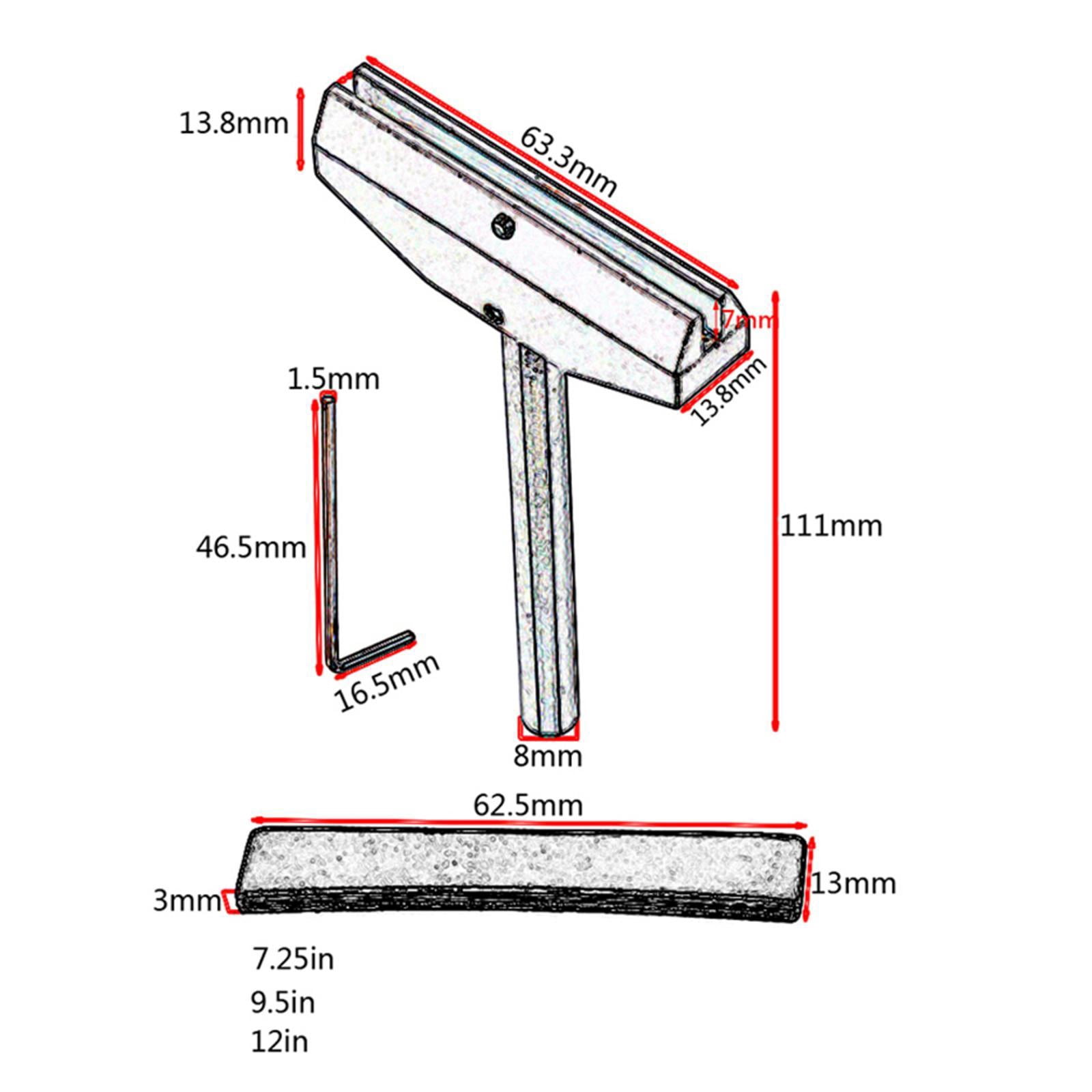 LeeQinersw Electric Guitars Fretboard Press Caul Inserts Kit Instrument Luthier Tool Style Style 4