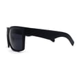 thumbnail image 4 of Mens OG Flat Top Rectangle Gangster Mob Shade Sunglasses Matte Black, 4 of 4