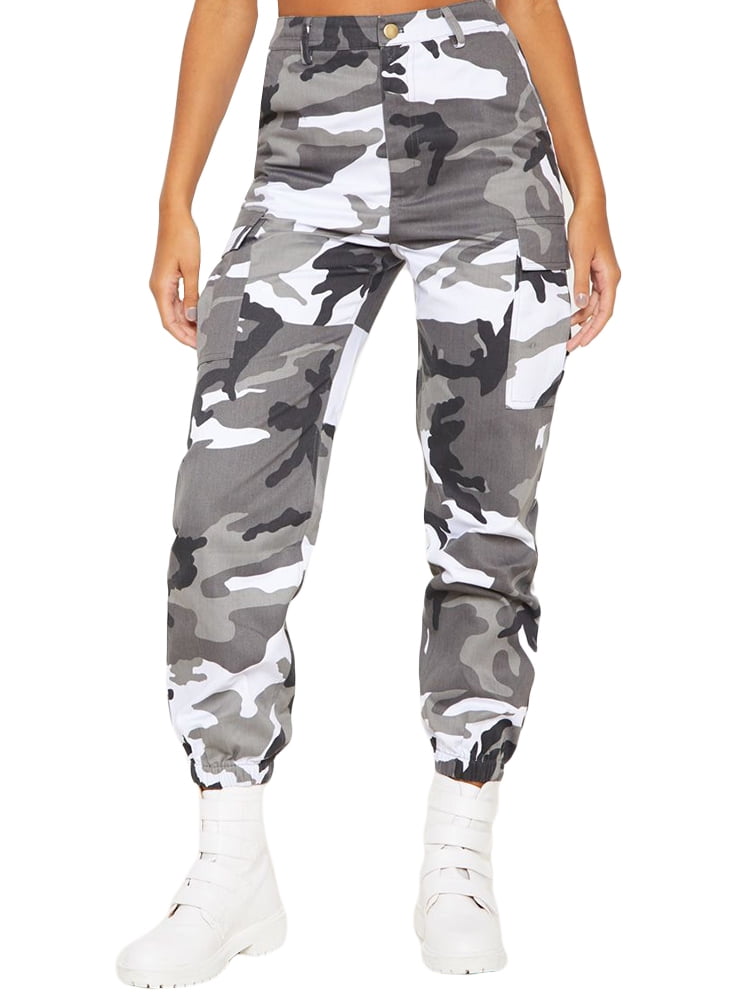skinny cargo joggers womens