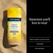 Neutrogena Beach Defense Sunscreen Lotion Broad Spectrum SPF 70, 6.7 fl oz