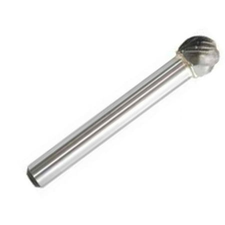 UPC: 0887861119870 | Drill America Ball End Carbide Burr 1/4 Shank – Aluminum