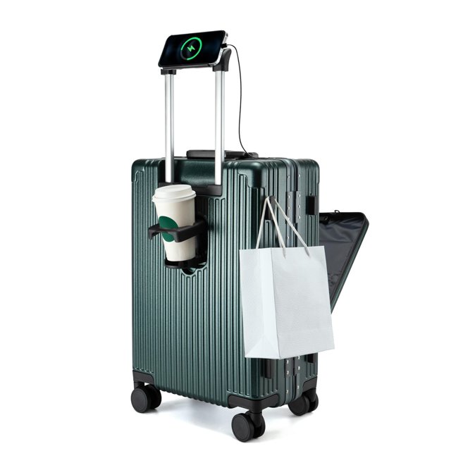 Luggage Feilario Hardside Spinner de 20 pulgadas con cierre TSA de aluminio